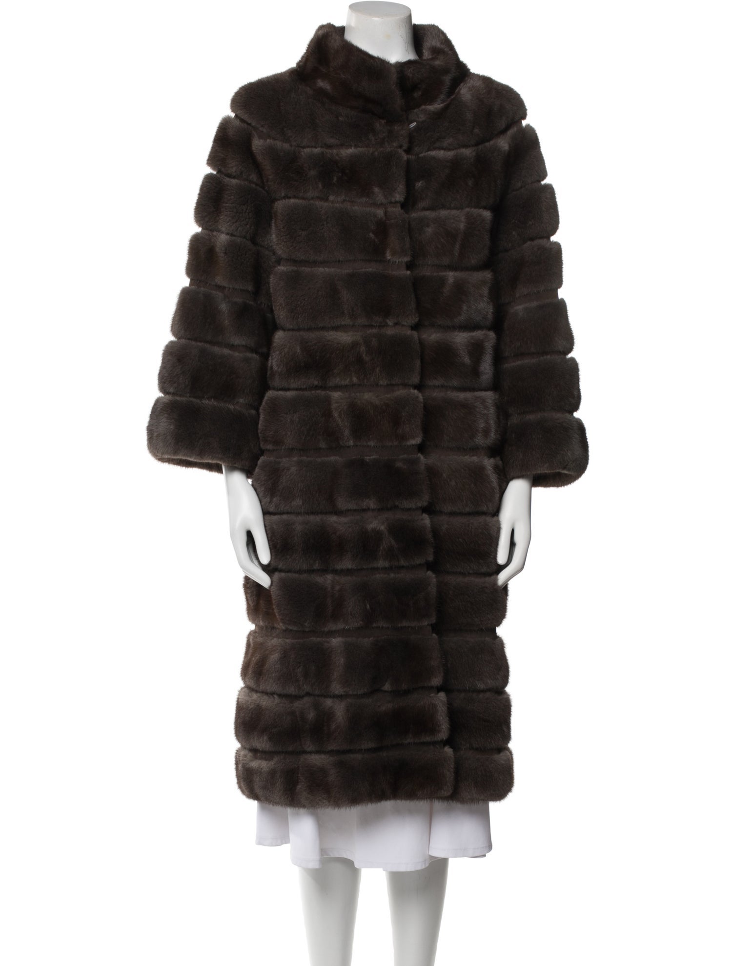 Carmen Marc Valvo Mink Fur Coat