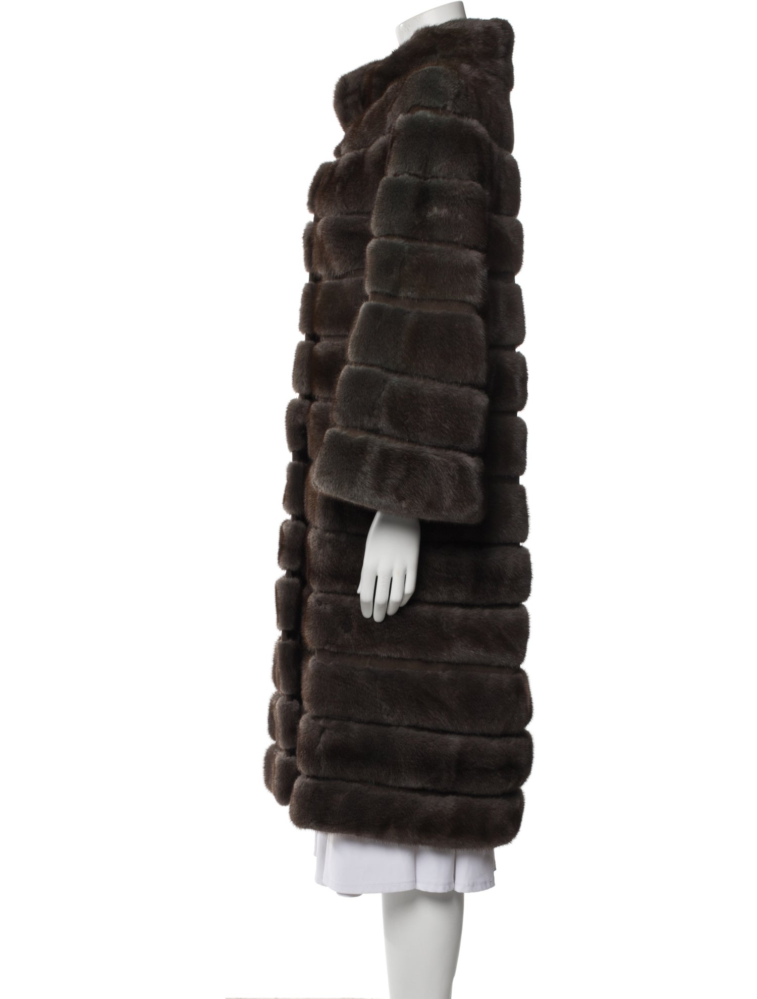Carmen Marc Valvo Mink Fur Coat