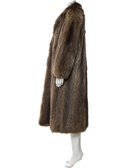 Fur Fur Animal Print Fur Coat