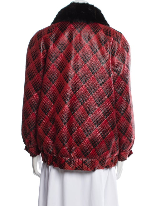 Fur Printed Faux Fur Jacket