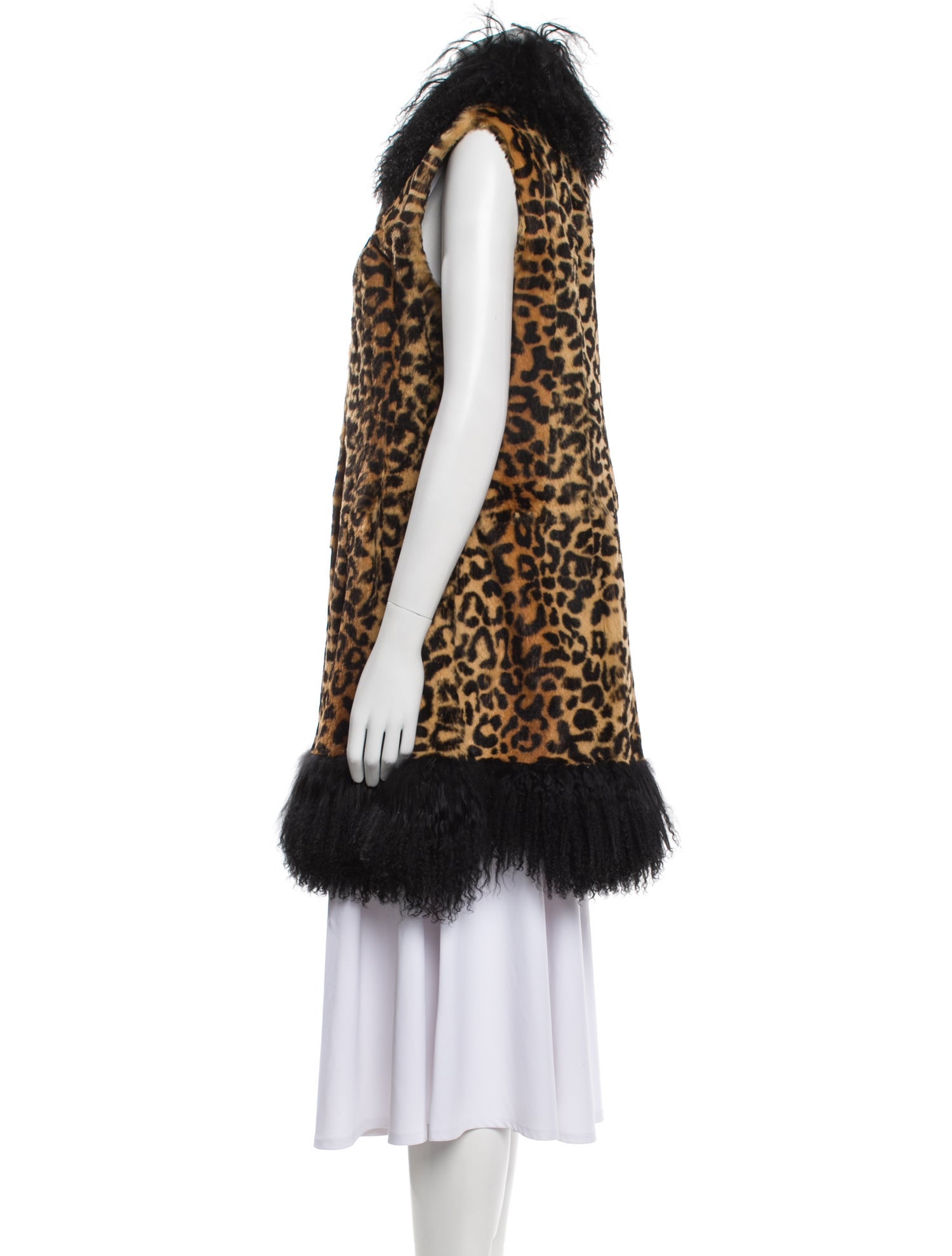 Fur Vintage 1990's Faux Fur Jacket