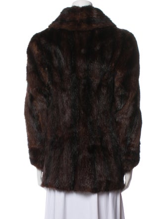 Fur Mink Printed Fur Jacket