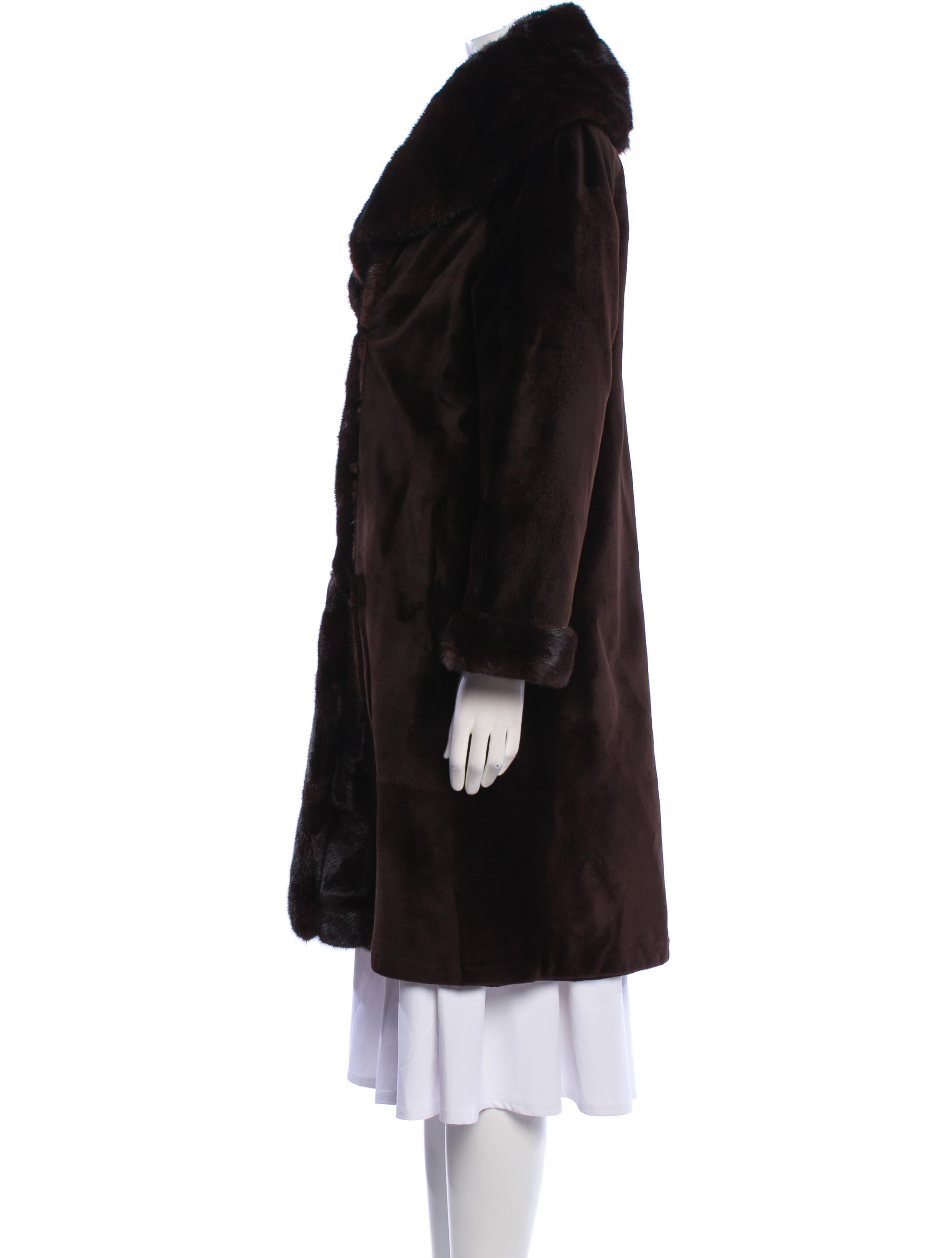 Fur Reversible Mink Fur Coat