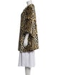Donna Salyers Fur Animal Print Faux Fur Coat