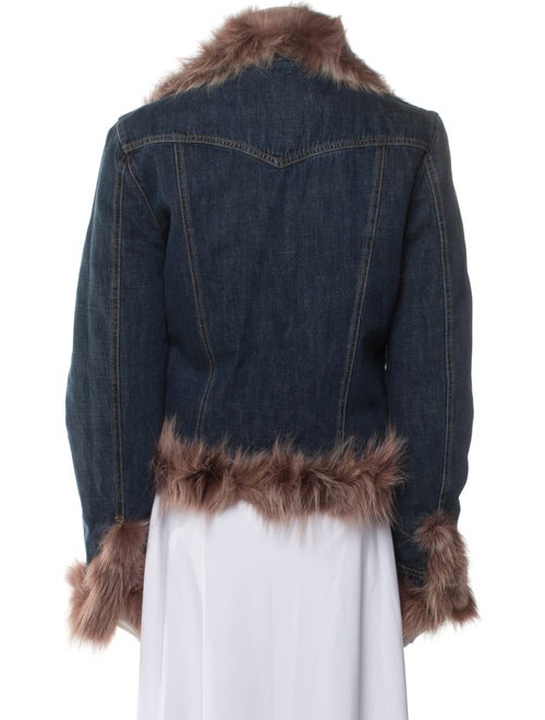 Fur Reversible Denim Jacket