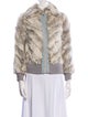 Fur Printed Fur Jacket