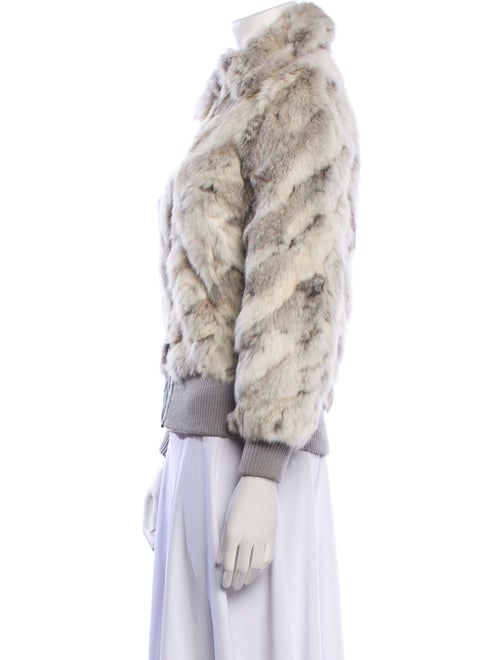Fur Printed Fur Jacket