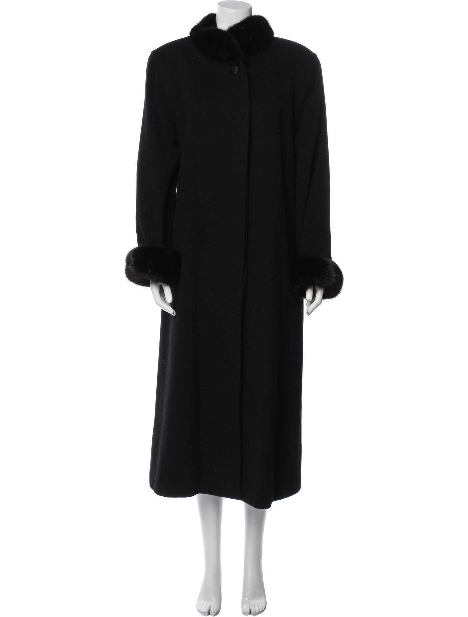 Fur Wool Faux Fur Coat