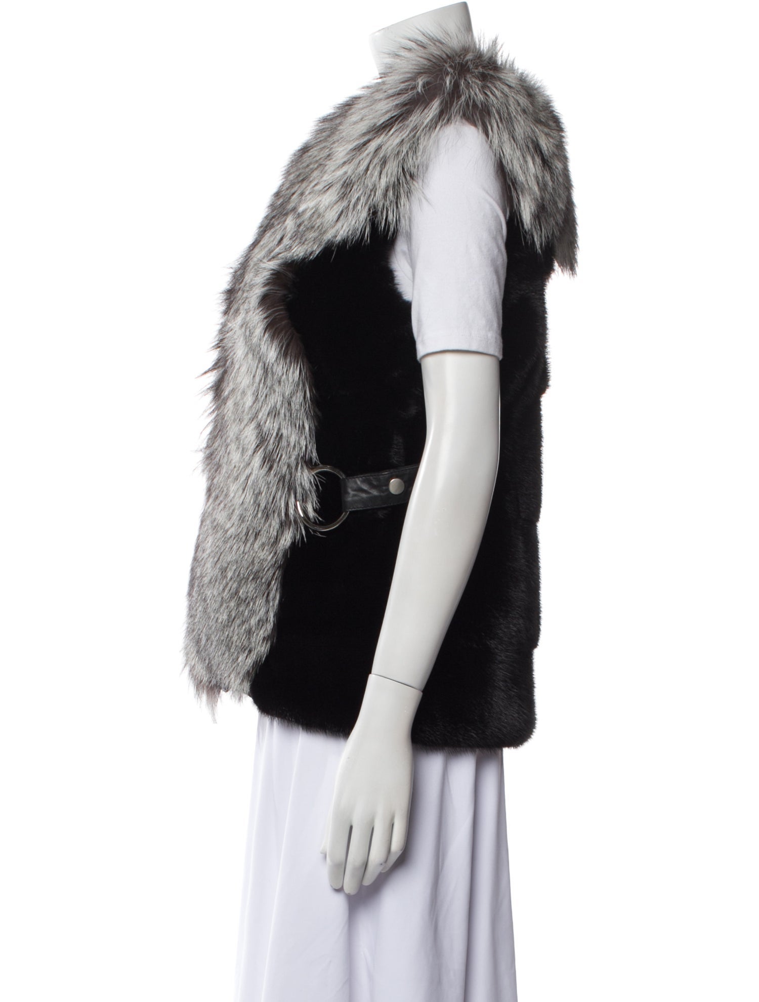 Fur Animal Print Vest