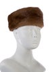Fur Mink Pillbox Hat