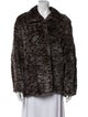 Fur Printed Faux Fur Jacket