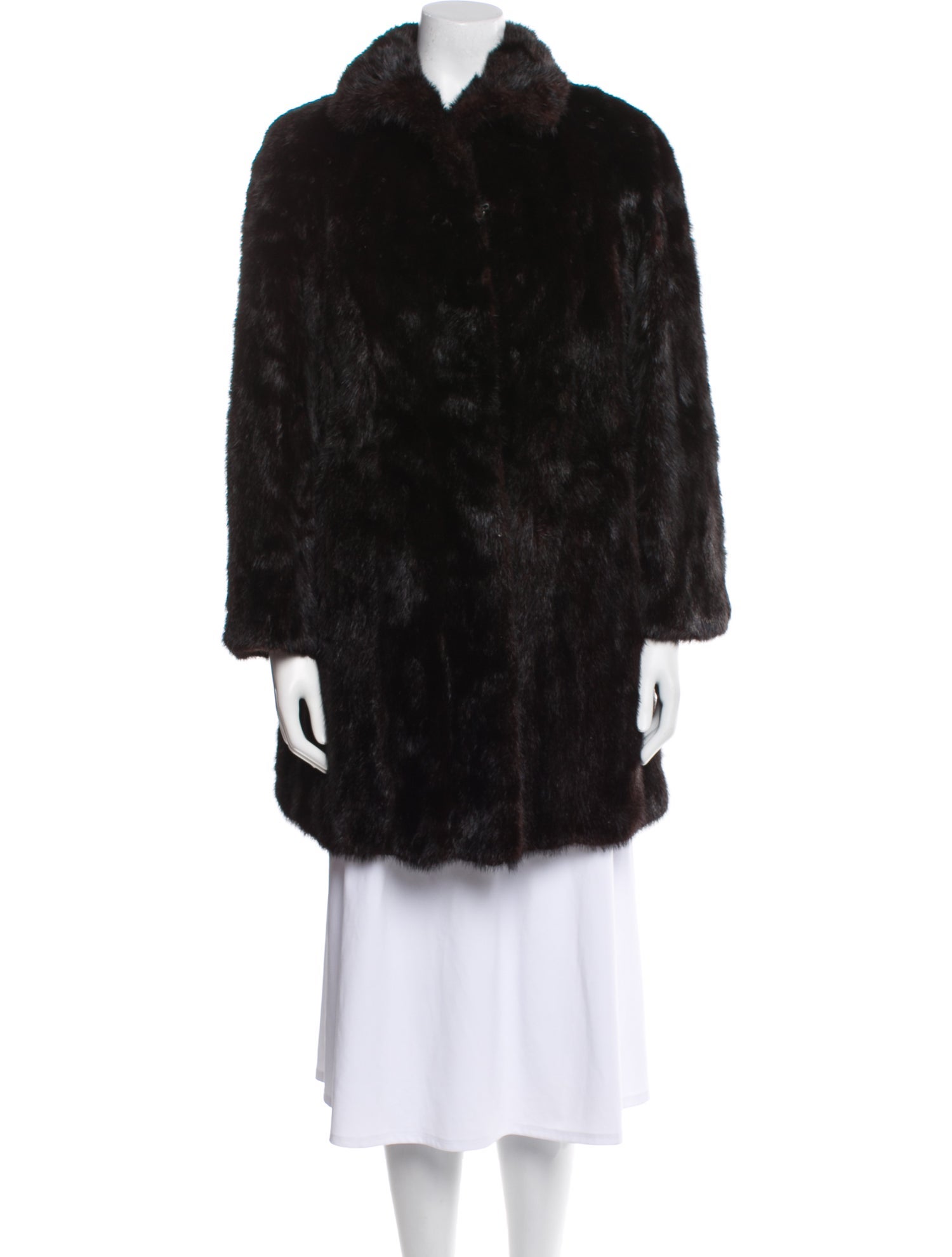 Fur Mink Faux Fur Coat