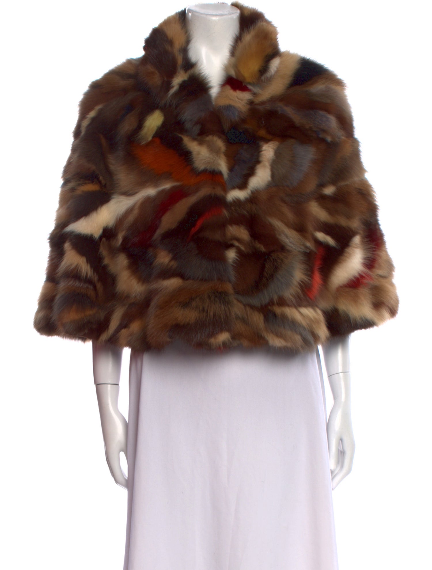 Fur Fur Animal Print Sweater