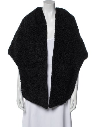 Fur Faux Fur Open Front Sweater