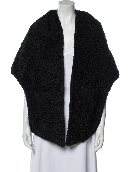 Fur Faux Fur Open Front Sweater