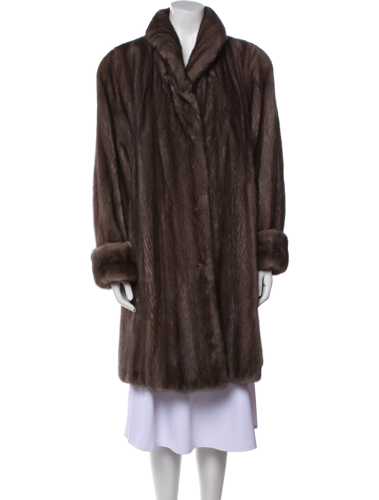 Fur Vintage Mink Faux Fur Coat