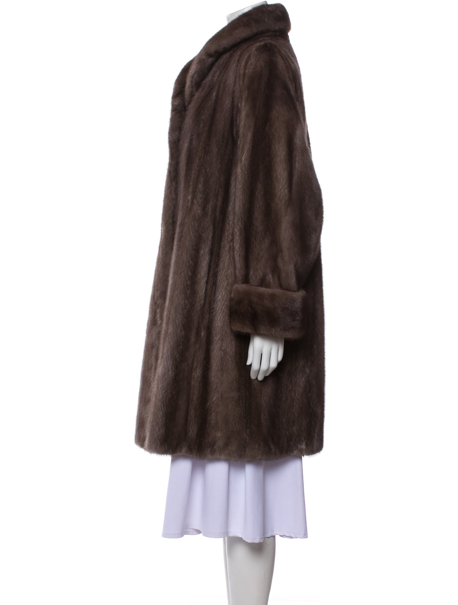 Fur Vintage Mink Faux Fur Coat