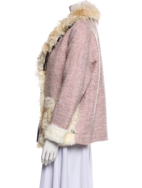 Fur Printed Fur Coat