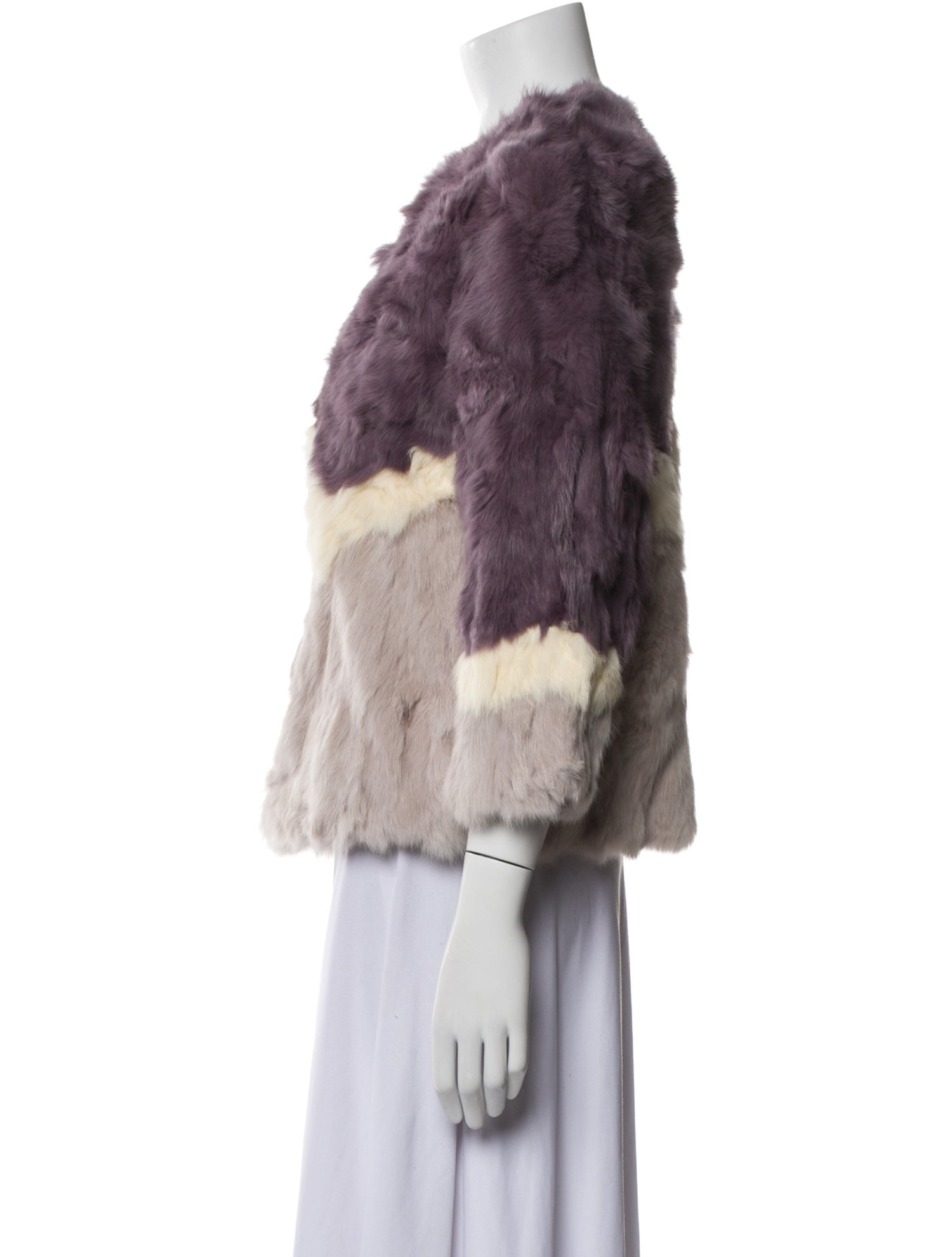 Fur Printed Fur Jacket