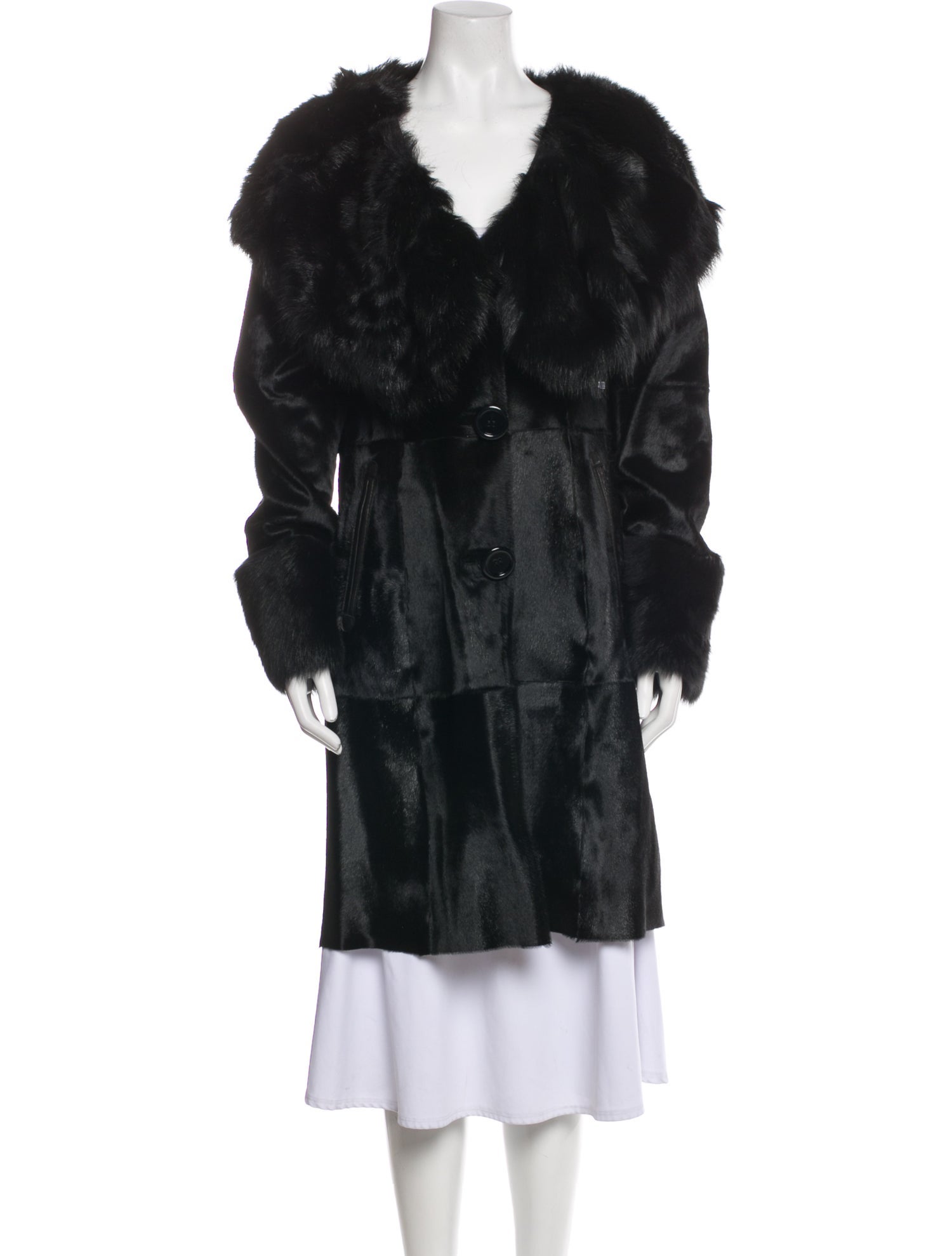 Fur Shearling Fur Coat