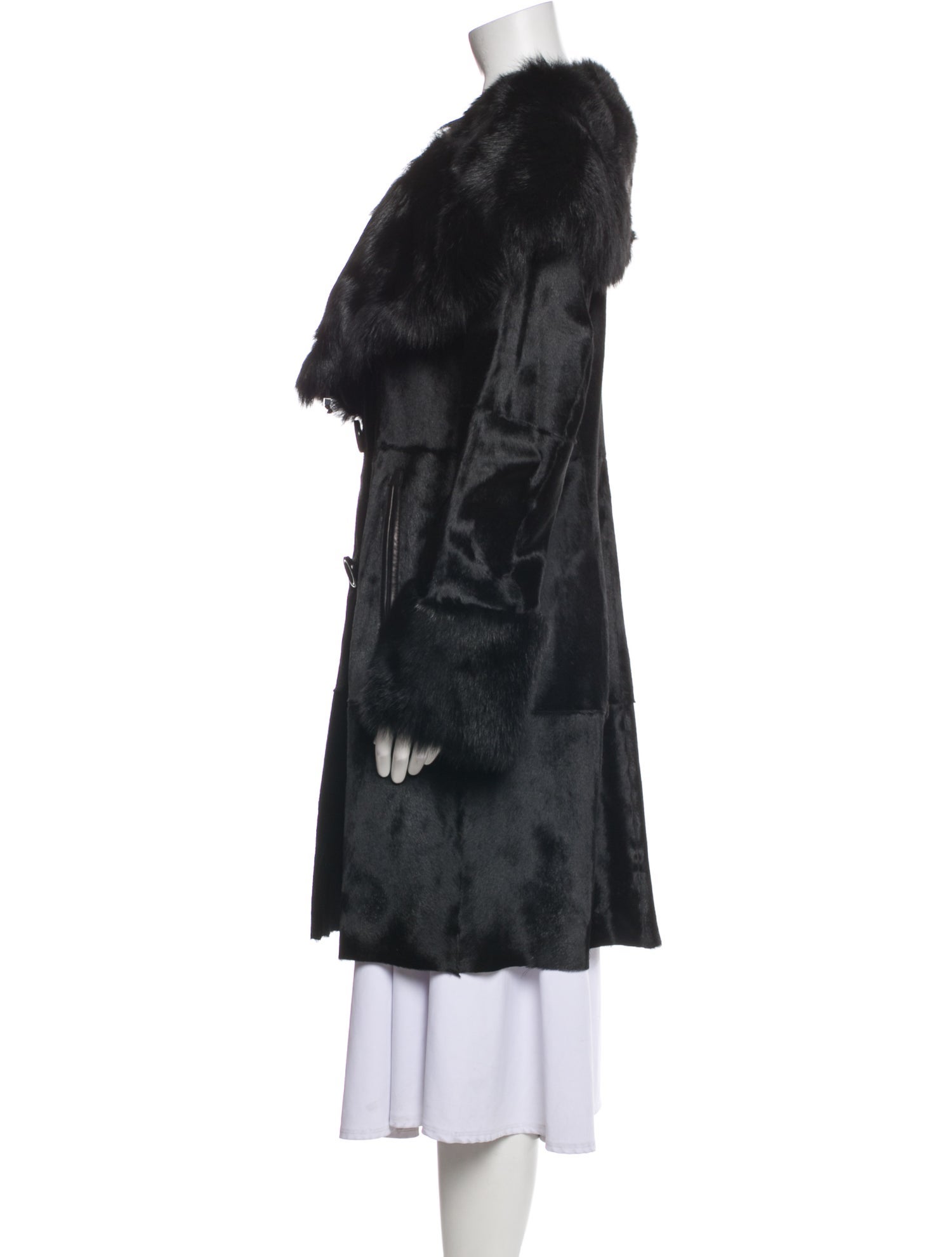 Fur Shearling Fur Coat