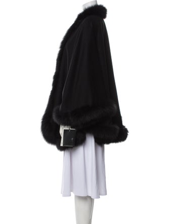 Fur Cashmere Cape