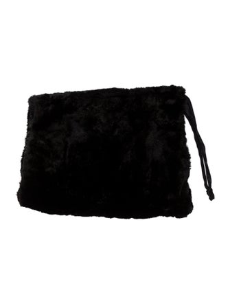 Fur Shearling Evening Bag