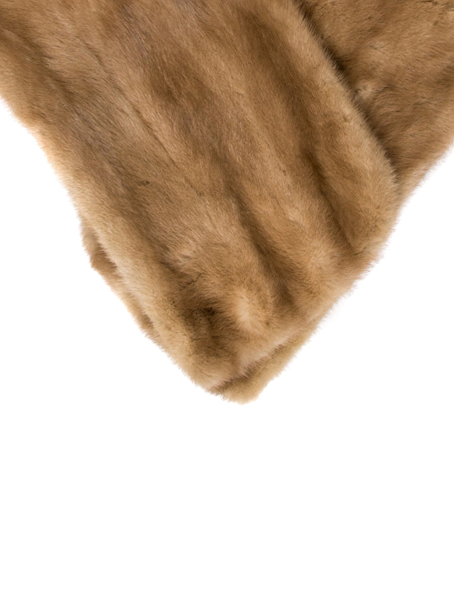 Fur Fur Striped Shawl