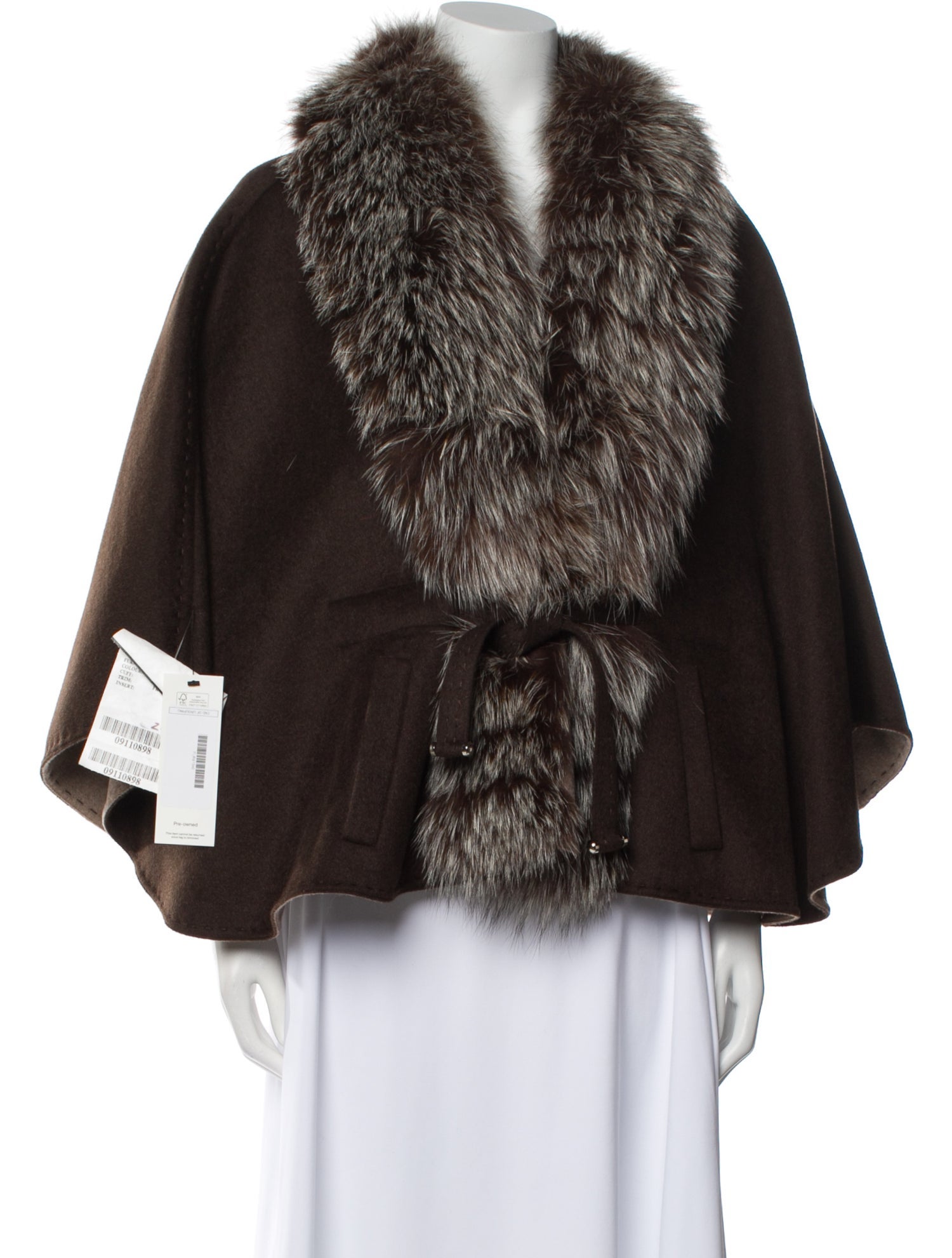 Fur Printed Faux Fur Jacket w/ Tags