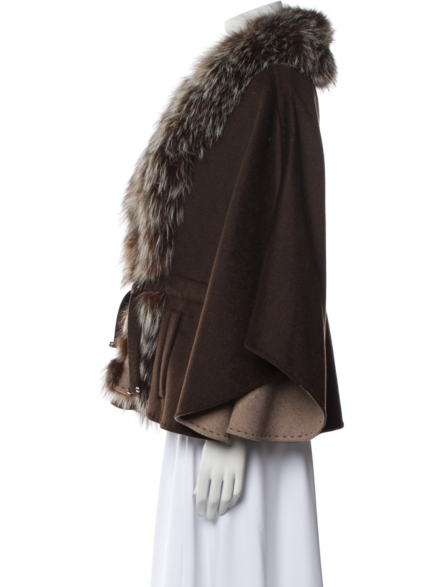 Fur Printed Faux Fur Jacket w/ Tags