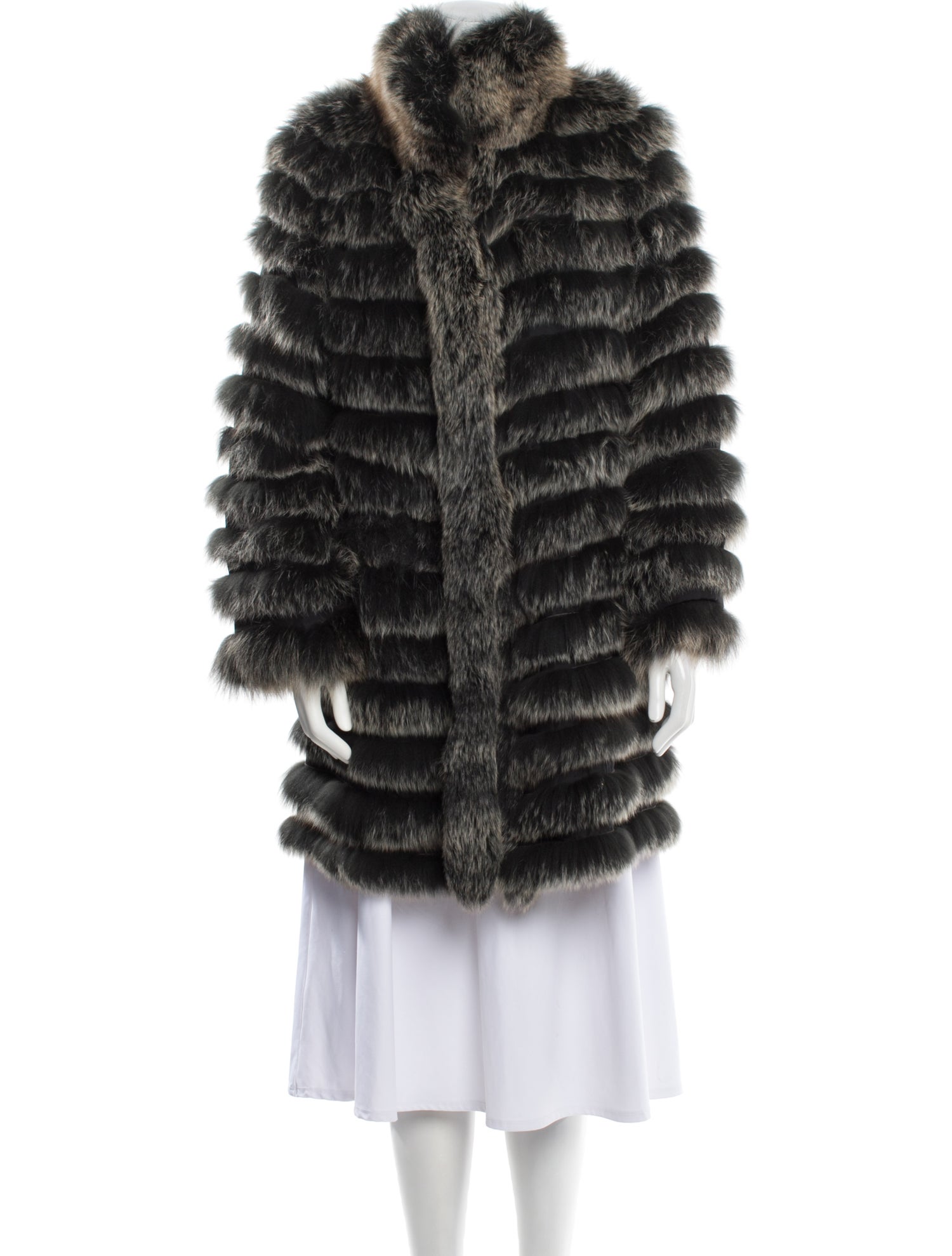 Fur reversable Silk Fur Jacket
