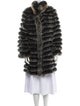 Fur reversable Silk Fur Jacket