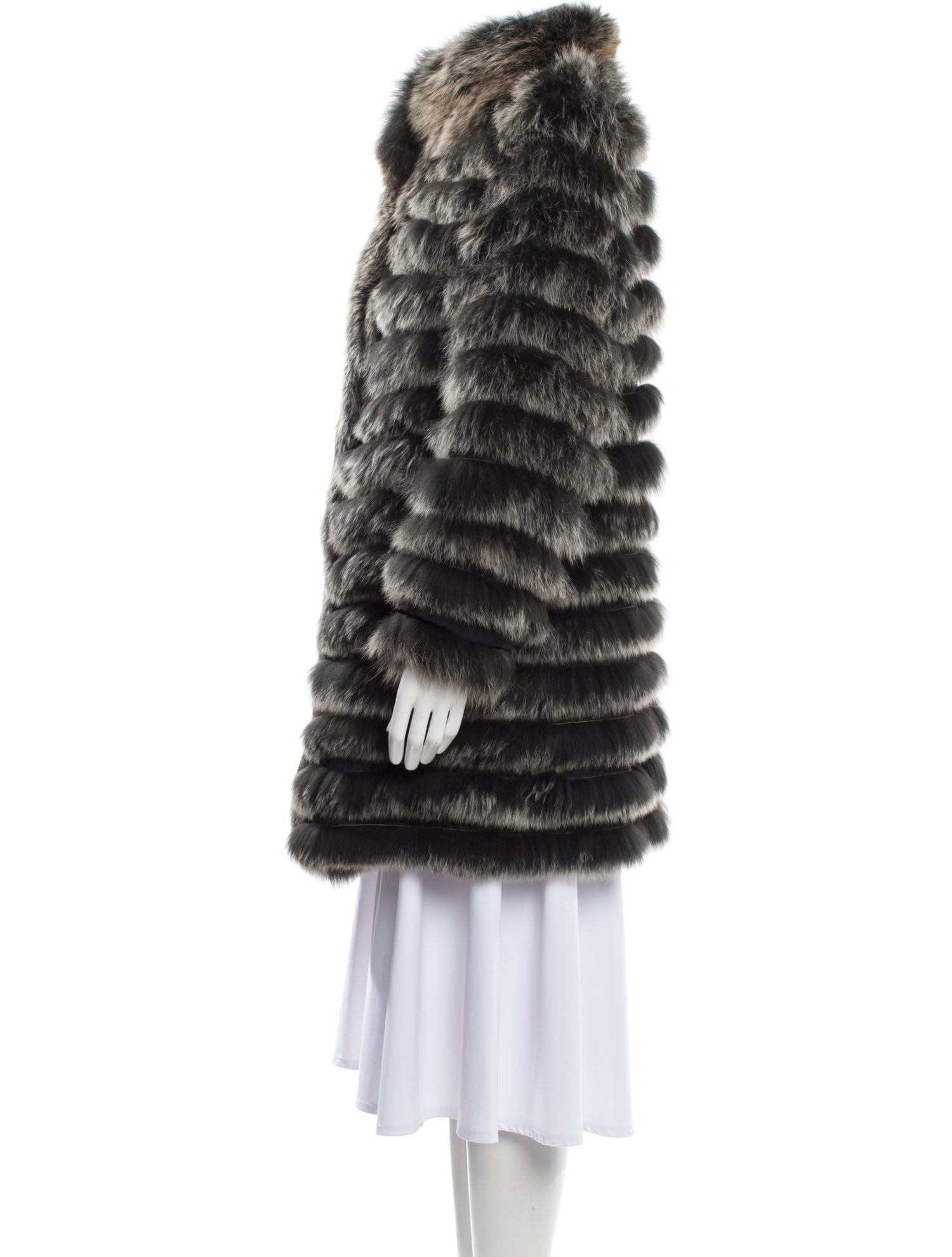 Fur reversable Silk Fur Jacket