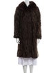 Fur Animal Print Fur Coat