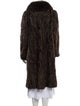 Fur Animal Print Fur Coat
