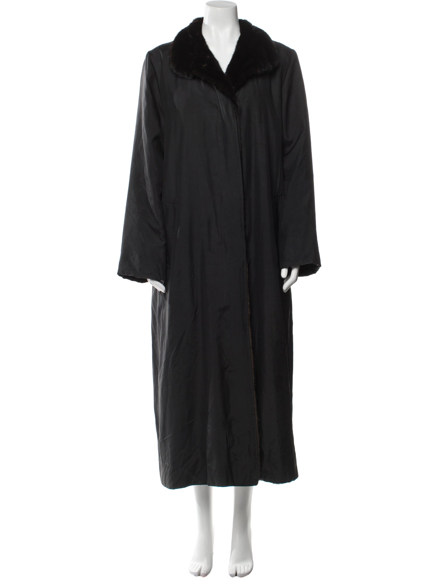 Fur Mink Trench Coat