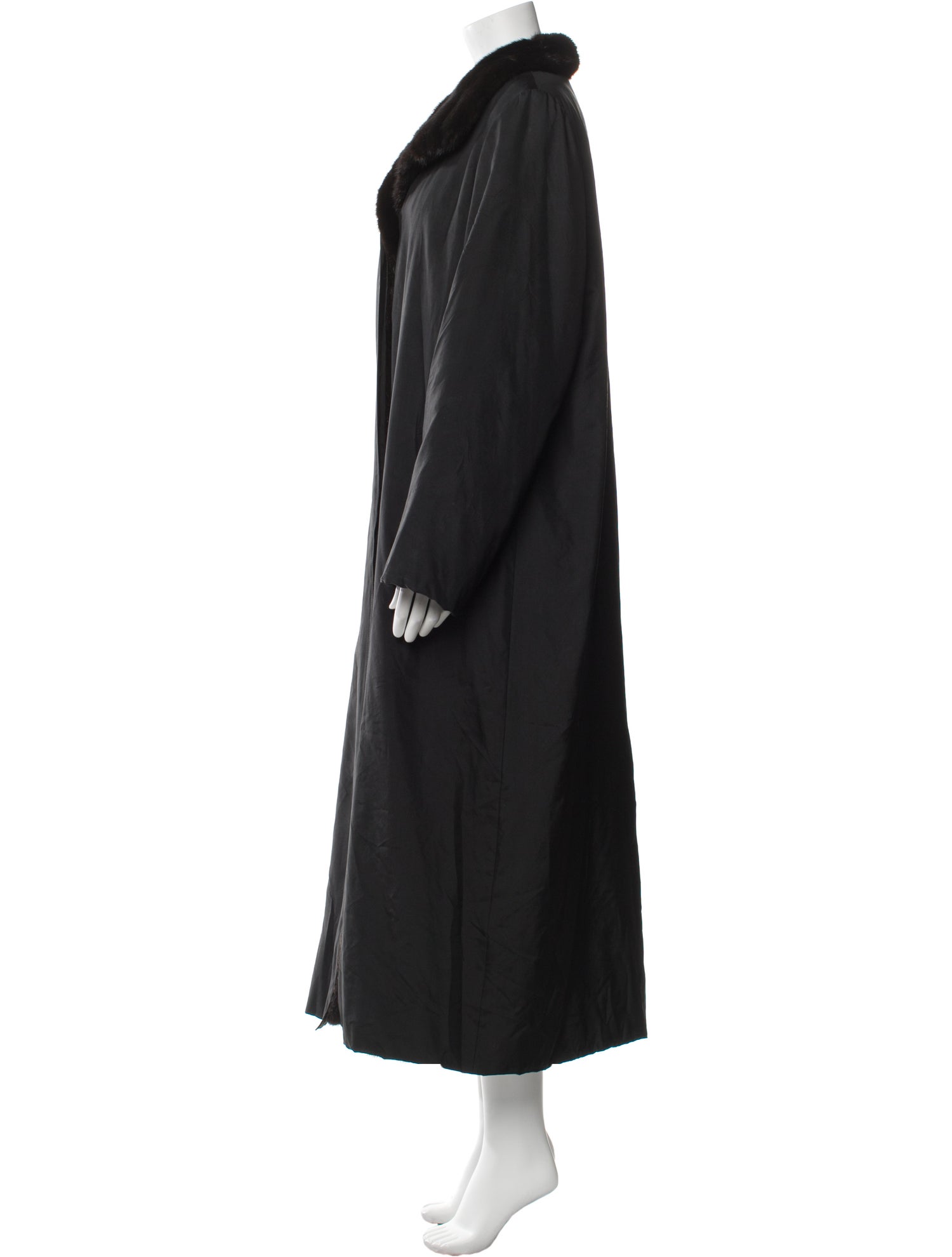 Fur Mink Trench Coat