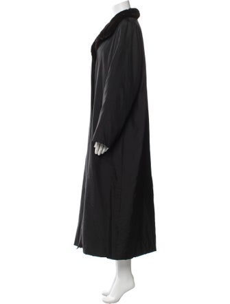 Fur Mink Trench Coat