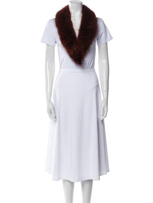 Fur Fur Printed Stole