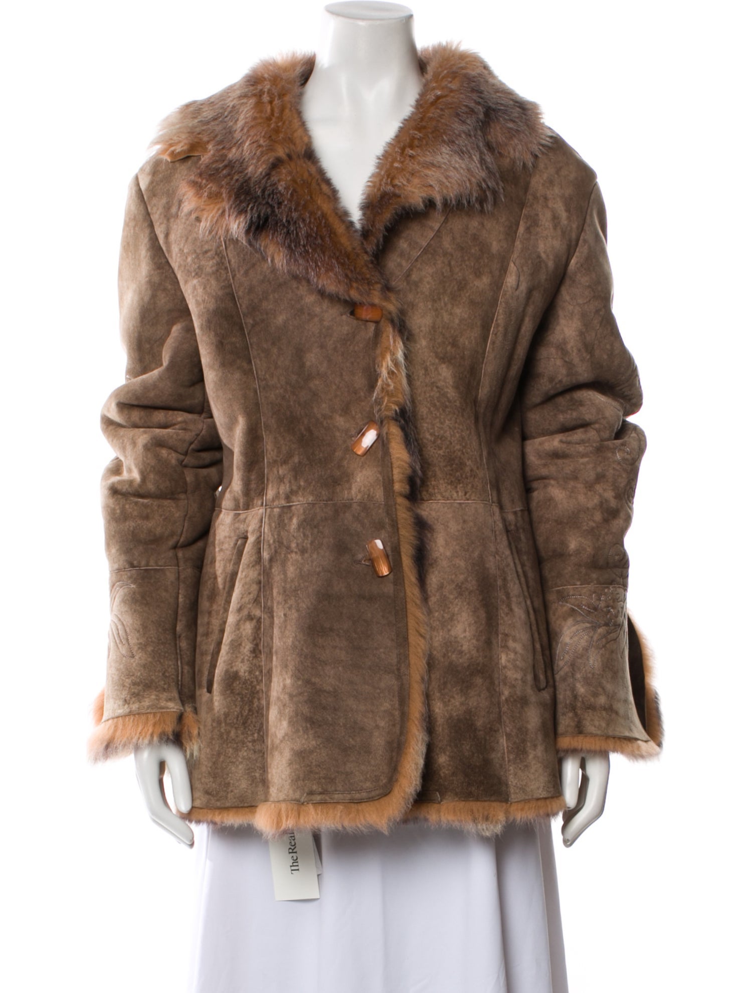 Fur Shearling Fur Coat