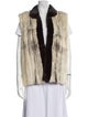 Fur Printed Fur Jacket