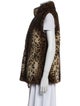 Fur Mink Animal Print Fur Jacket