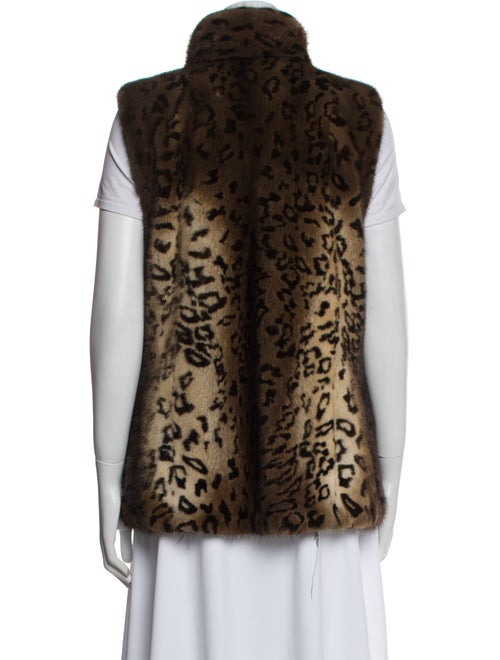 Fur Mink Animal Print Fur Jacket