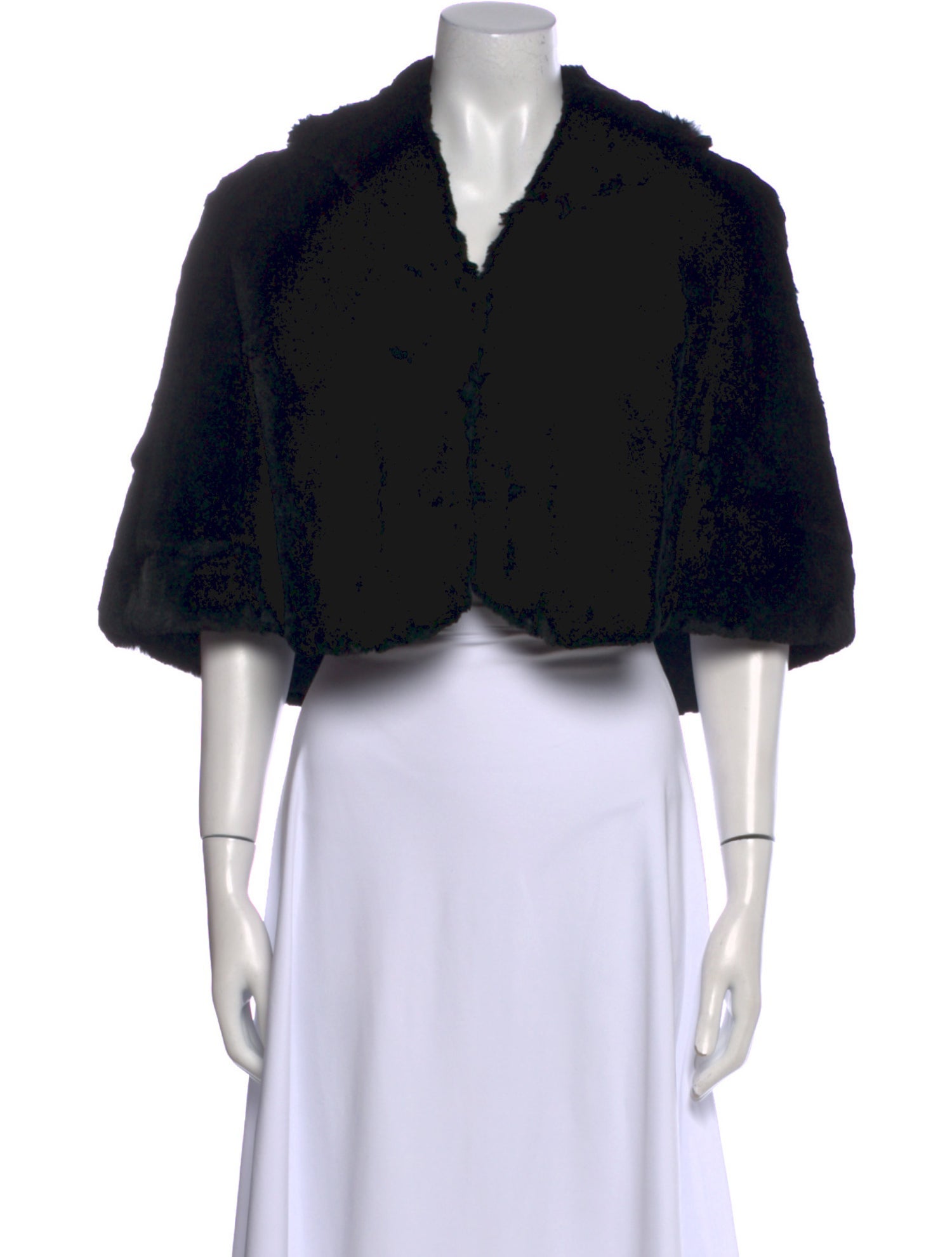 Fur Fur V-Neck Sweater