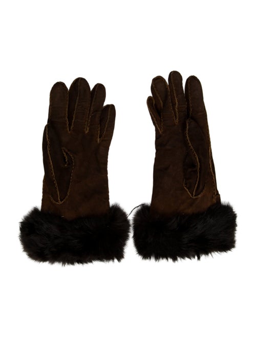 Fur Suede Gloves