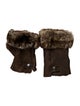 Fur Fingerless Gloves