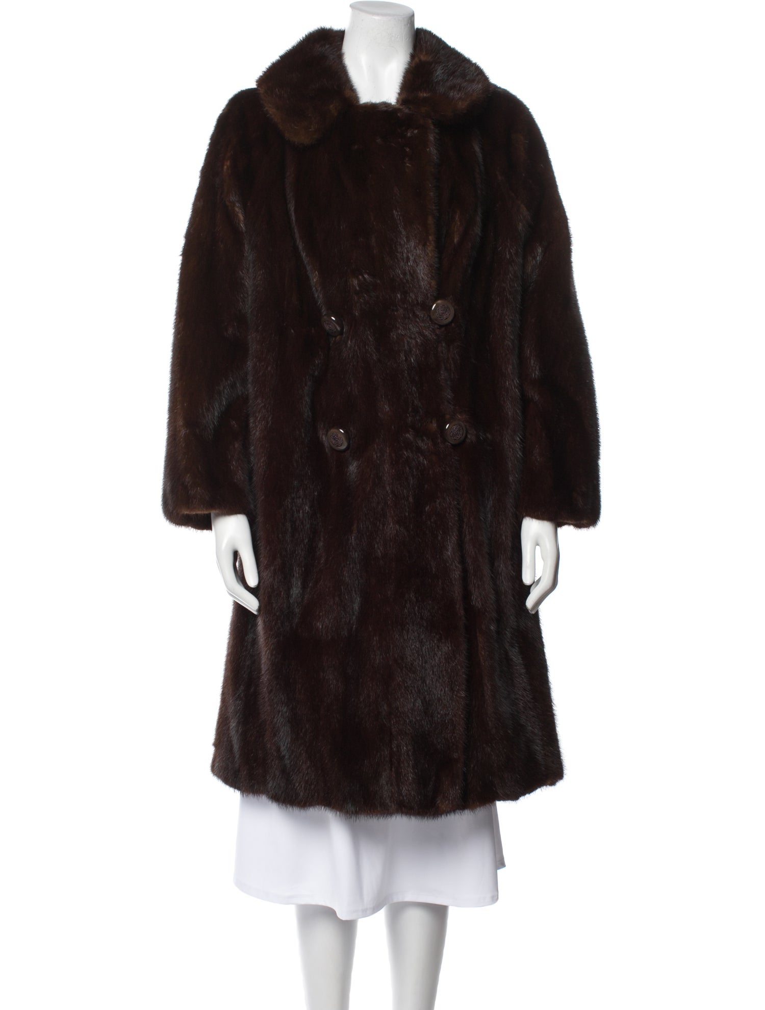 Vintage - Unbranded Mink Faux Fur Coat