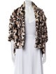Fur Animal Print Faux Fur Jacket