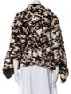 Fur Animal Print Faux Fur Jacket
