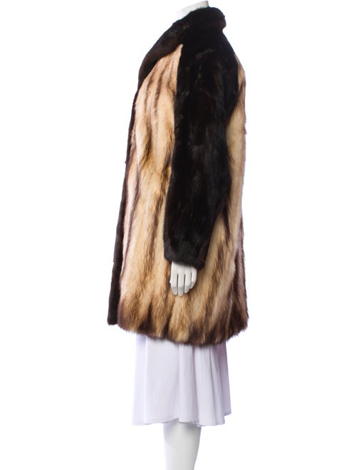 Fur Mink Animal Print Fur Coat